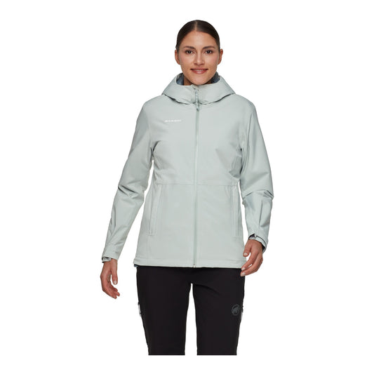 Jacheta Femei Mammut Linard Hs Thermo Hooded Silver Sage
