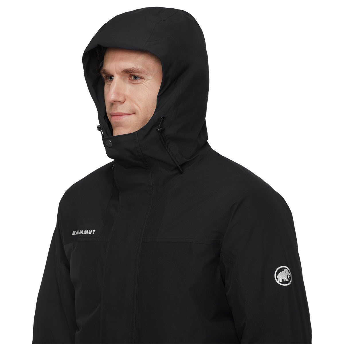 Jacheta Barbati Mammut Treeline Hs Thermo Hooded Black