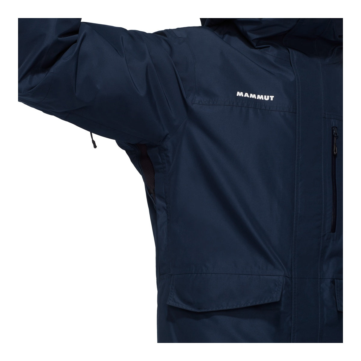 Geaca Schi Barbati Mammut Fall Line HS Thermo Hooded Navy