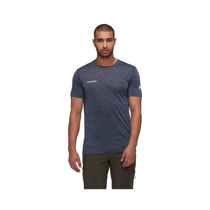 Tricou Barbati Mammut Tree Wool FL Marine Melange