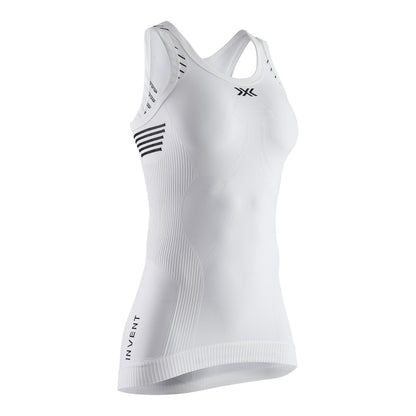 Maiou Femei X-Bionic Invent 4.0 Lt Singlet Wmn Arctic White/Dolomite Grey