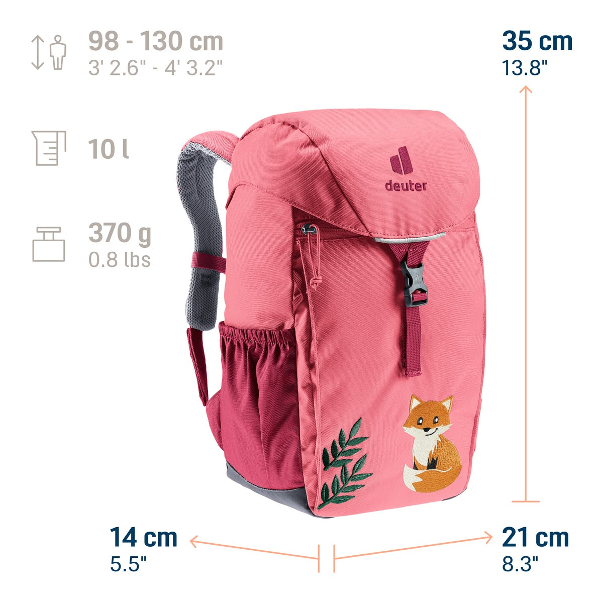 Rucsac Copii Deuter Waldfuchs 10 Dahlia Raspberry