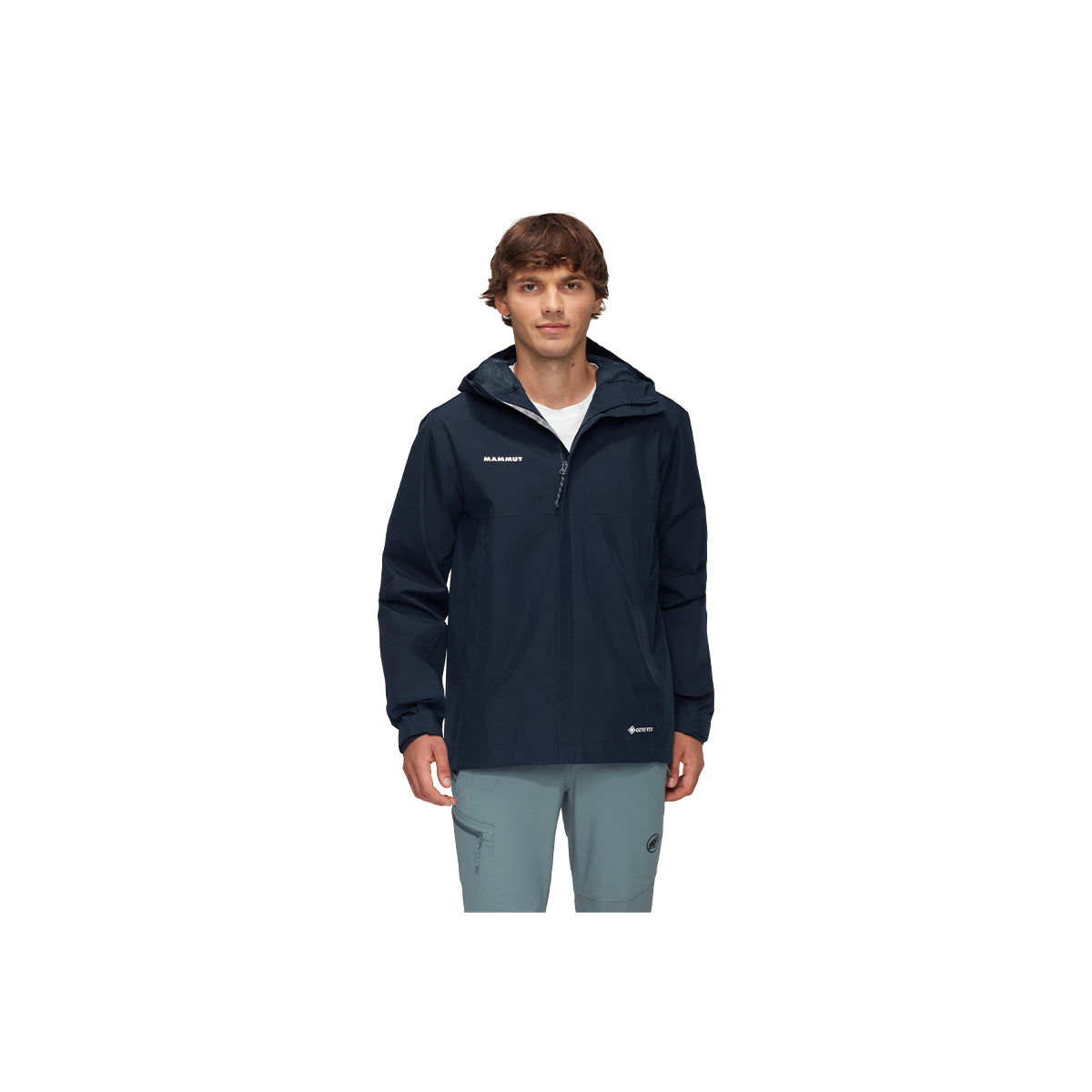 Jacheta Barbati Mammut Treeline Light HS Hooded Marine
