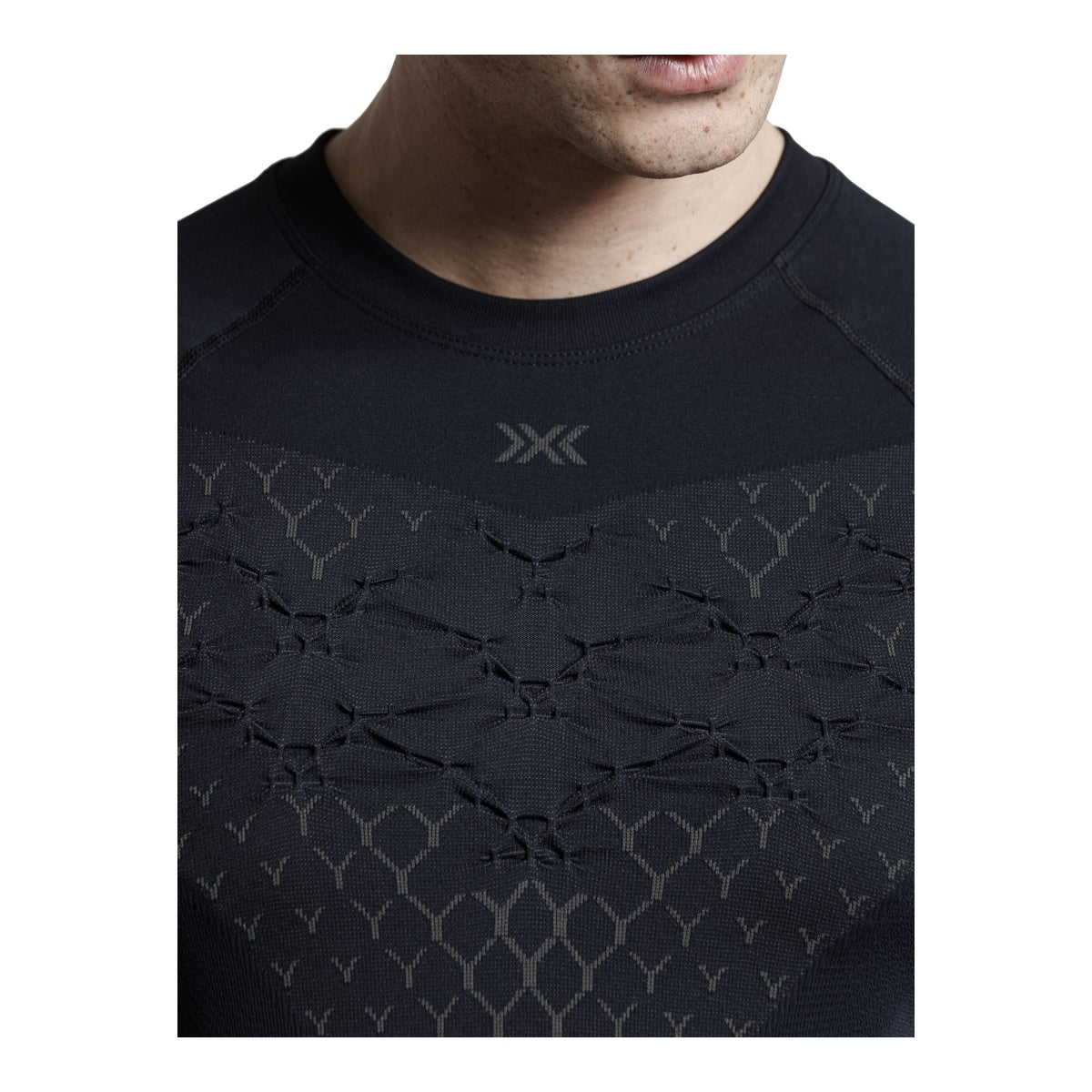 Bluza Barbati X-Bionic Twyce Run Ls Black/Charcoal