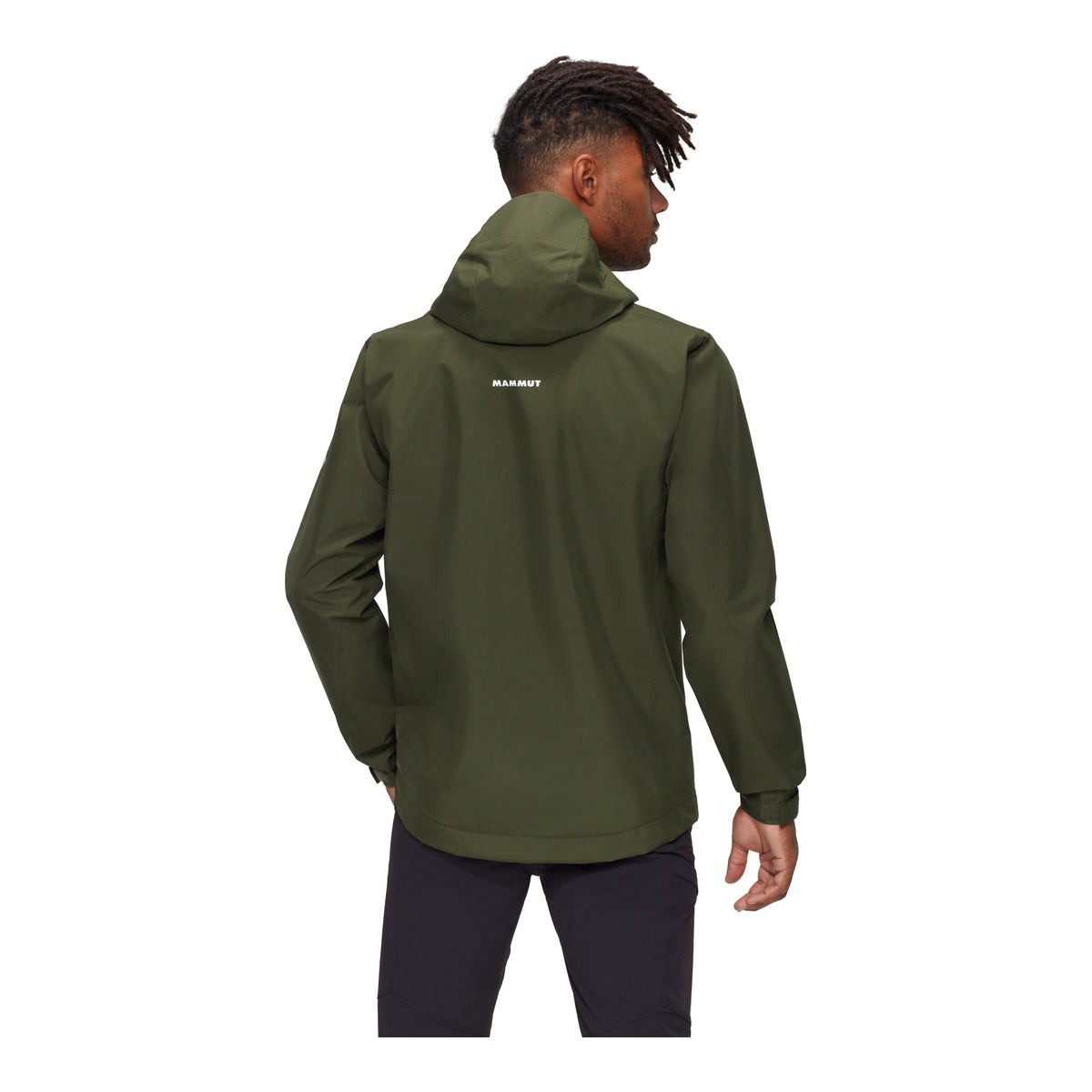 Jacheta Barbati Mammut Treeline Light HS Hooded Dark Marsh