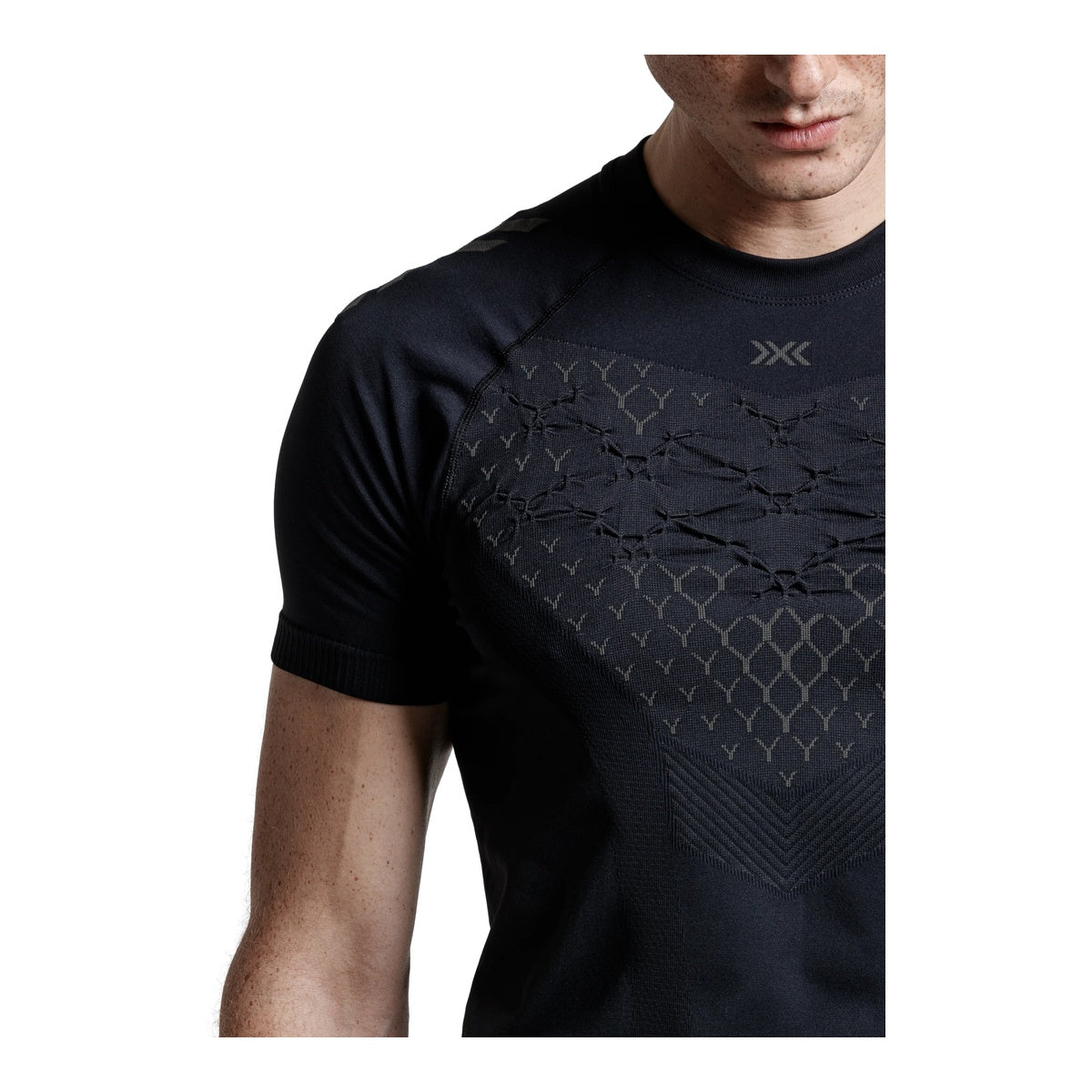 Tricou Barbati X-Bionic Twyce Run Black/Charcoal