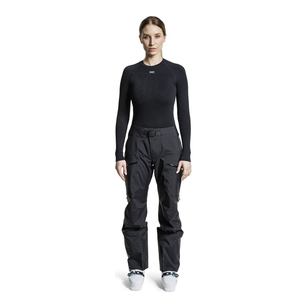 Bluza Femei X-Bionic Energy Accumulator 4.0 Lg Sl Wmn Opal Black/Arctic White