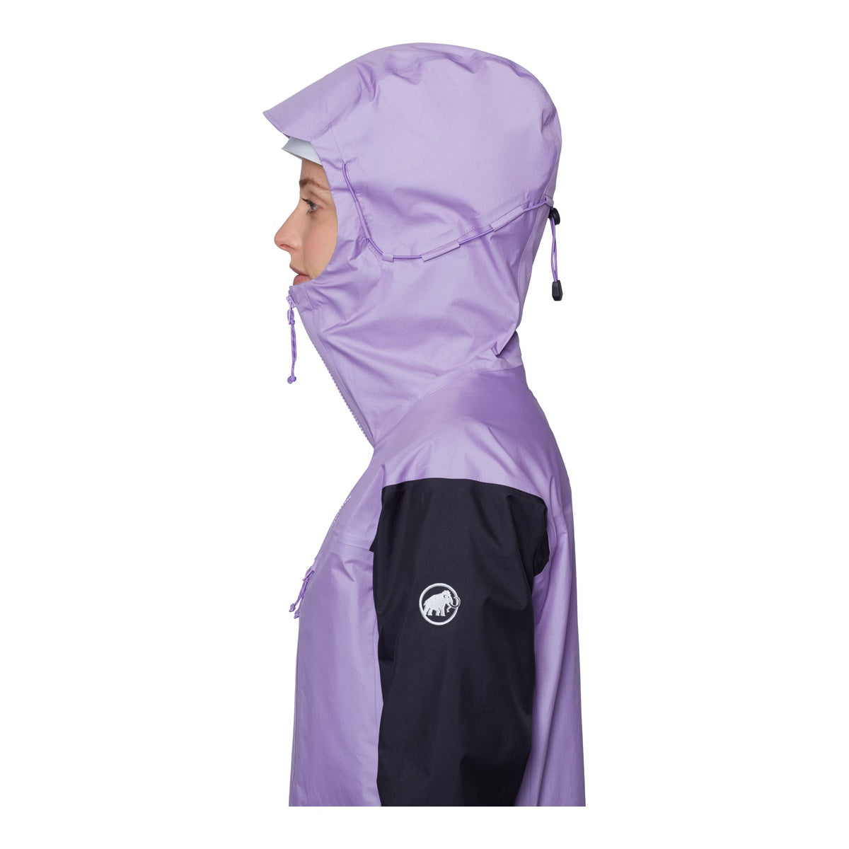 Jacheta Femei Mammut Taiss Light HS Hooded Lavandin-Black