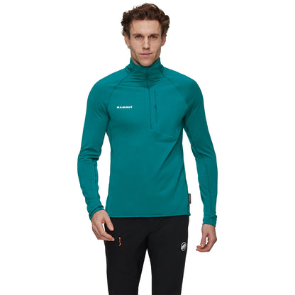 Bluza Barbati Mammut Aenergy Light Ml Half Zip Pull Deep Teal