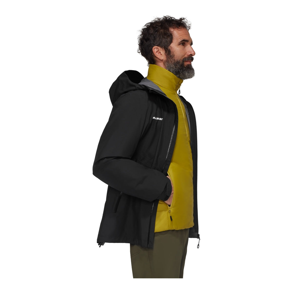Jacheta Barbati Mammut Alto Light 3 In 1 HS Hooded Black