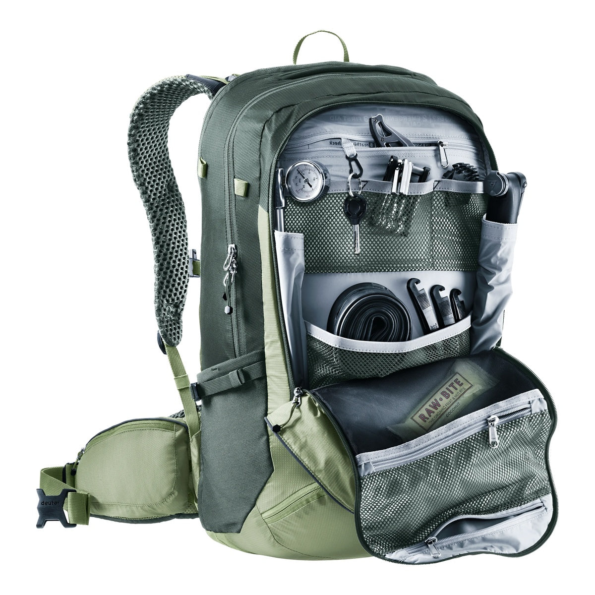 Rucsac Ciclism Barbati Deuter Trans Alpine Pro 28 Grove-Ivy Khaki
