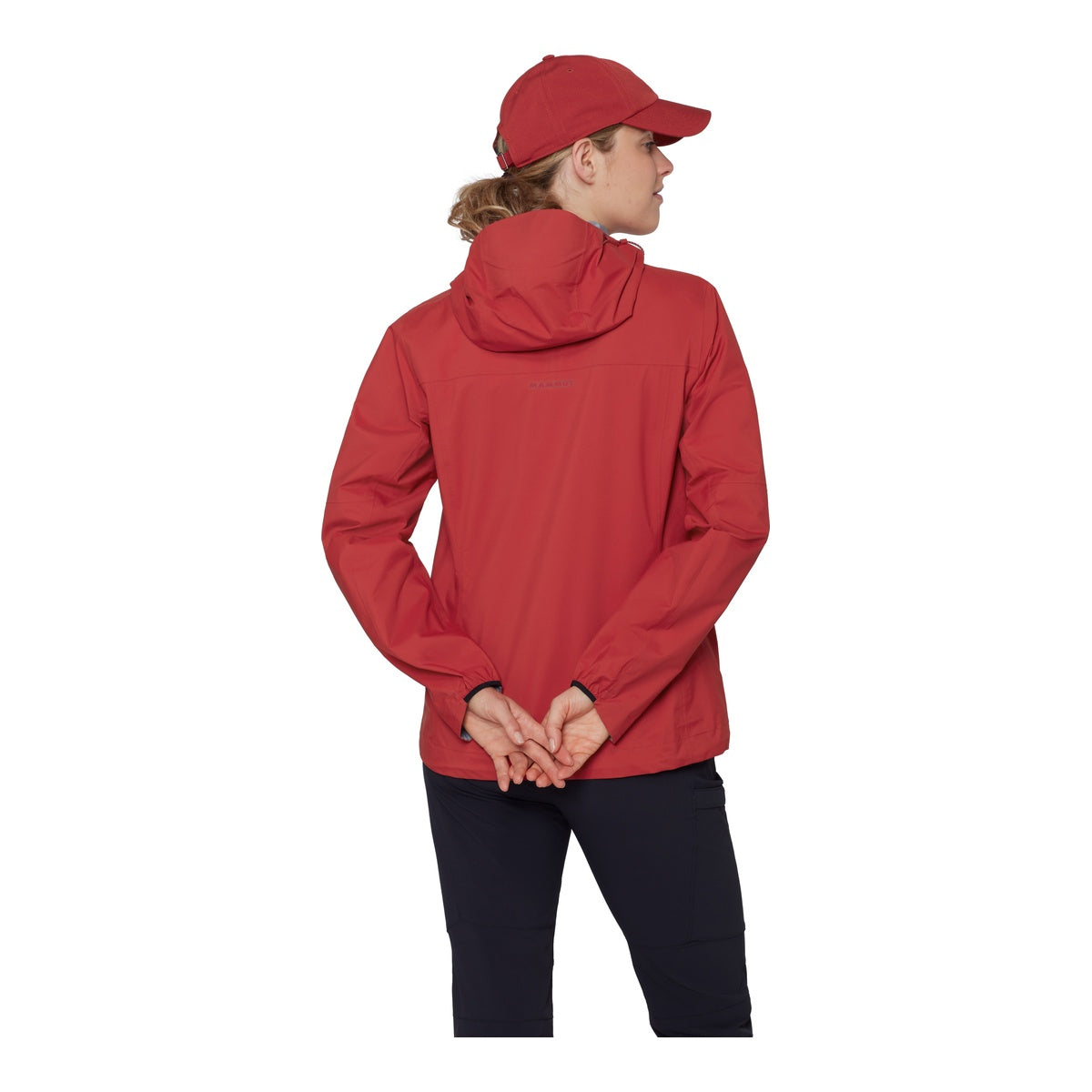 Jacheta Femei Mammut Ducan HS Hooded Dark Mammut Red