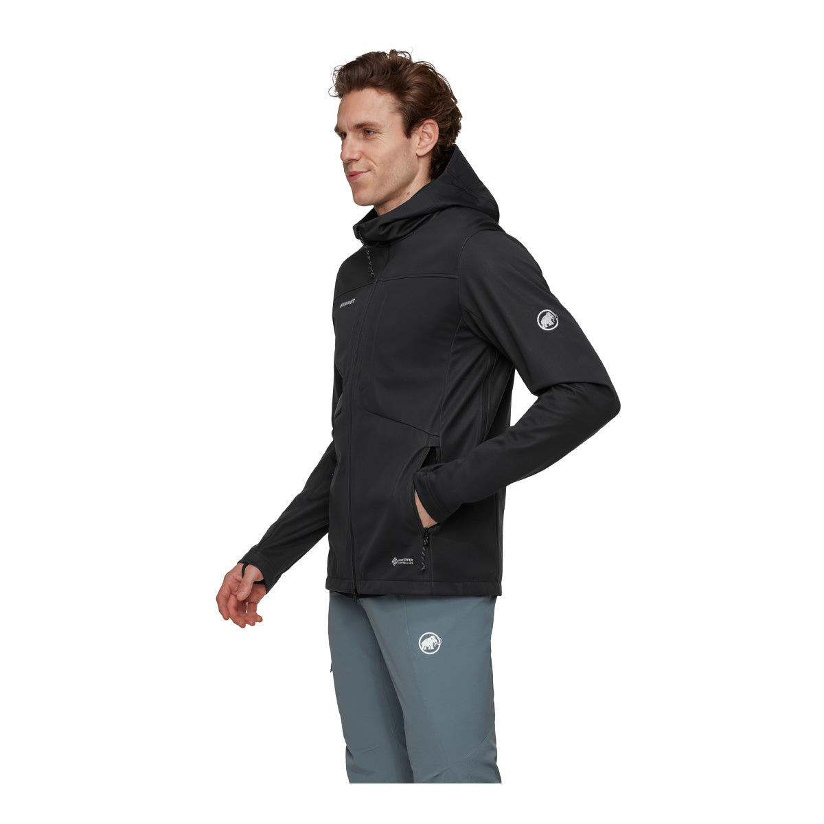 Jacheta Softshell Barbati Mammut Ultimate VIII SO Hooded Black