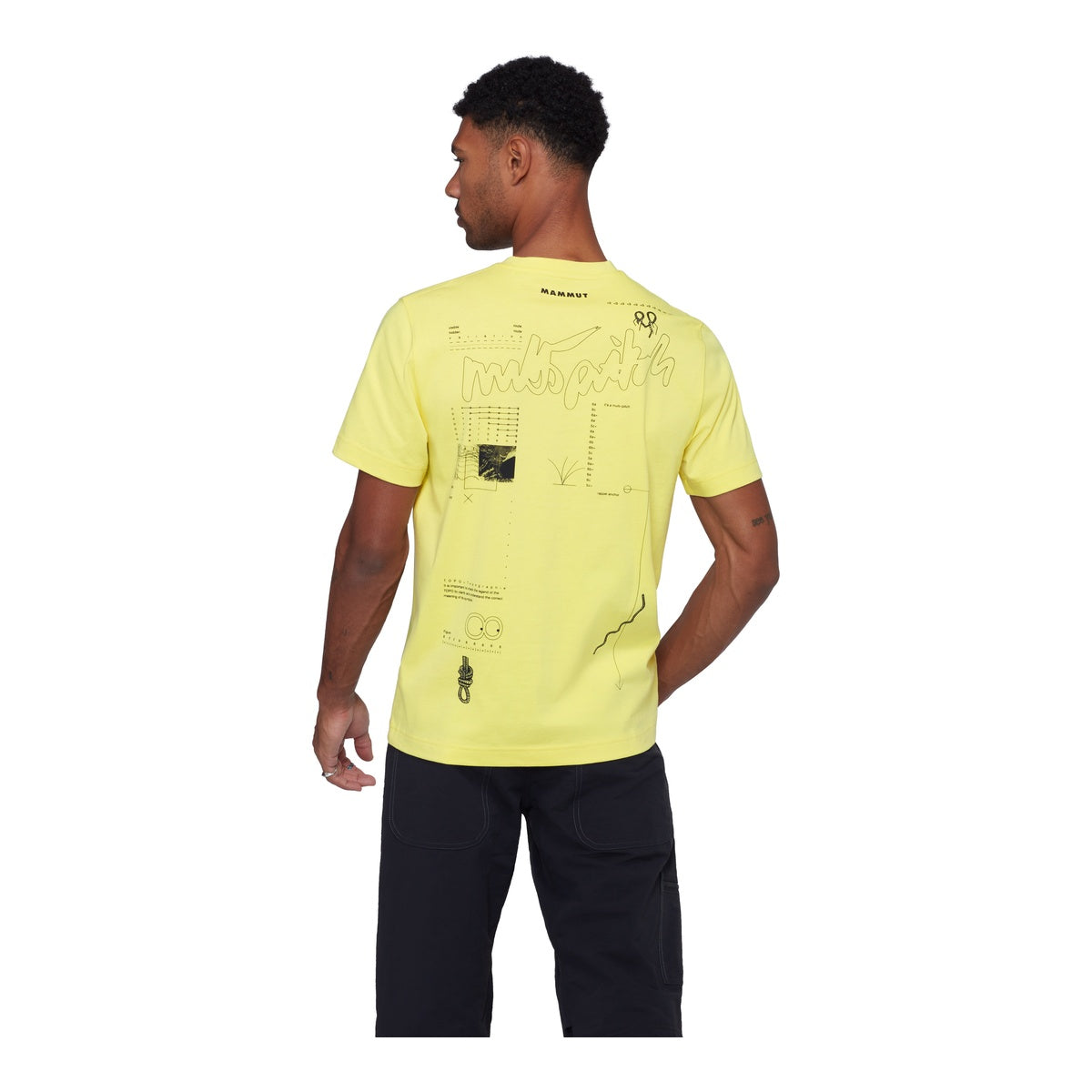 Tricou Barbati Mammut Base Multi-Pitch Galben