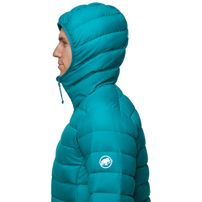 Geaca Puf Barbati Mammut Waymarker In Hooded Deep Teal Black