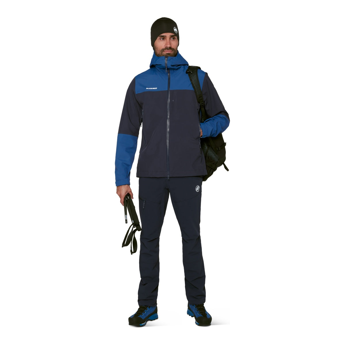Jacheta Barbati Mammut Alto Guide HS Hooded Marine-Tschiel
