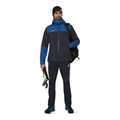 Jacheta Barbati Mammut Alto Guide HS Hooded Marine-Tschiel