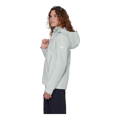 Jacheta Femei Mammut Crag HS Hooded Silver Sage