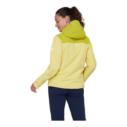 Jacheta Femei Mammut Crag HS Hooded Yellow
