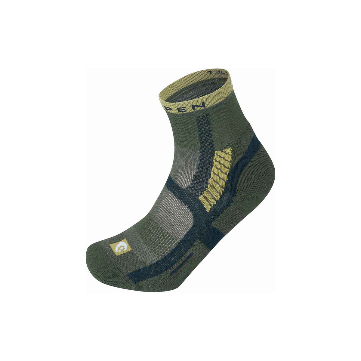 Sosete Lorpen T3LSC T3 Light Hiker Shorty Eco Anthracite/Green