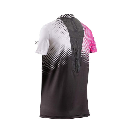 Tricou Femei X-BIONIC Corefusion Run Dot Fade-Neo Pink-White
