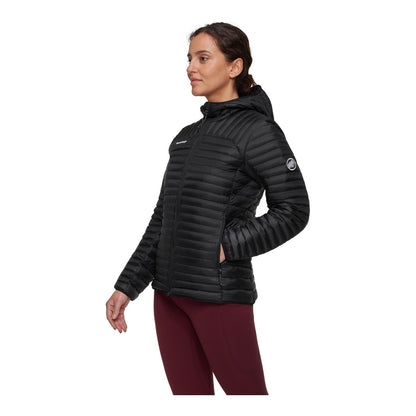 Geaca Puf Femei Mammut Broad Peak Light IN Hooded Black