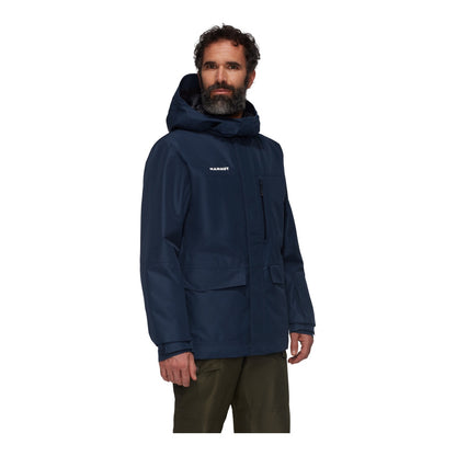 Geaca Schi Barbati Mammut Fall Line HS Thermo Hooded Navy