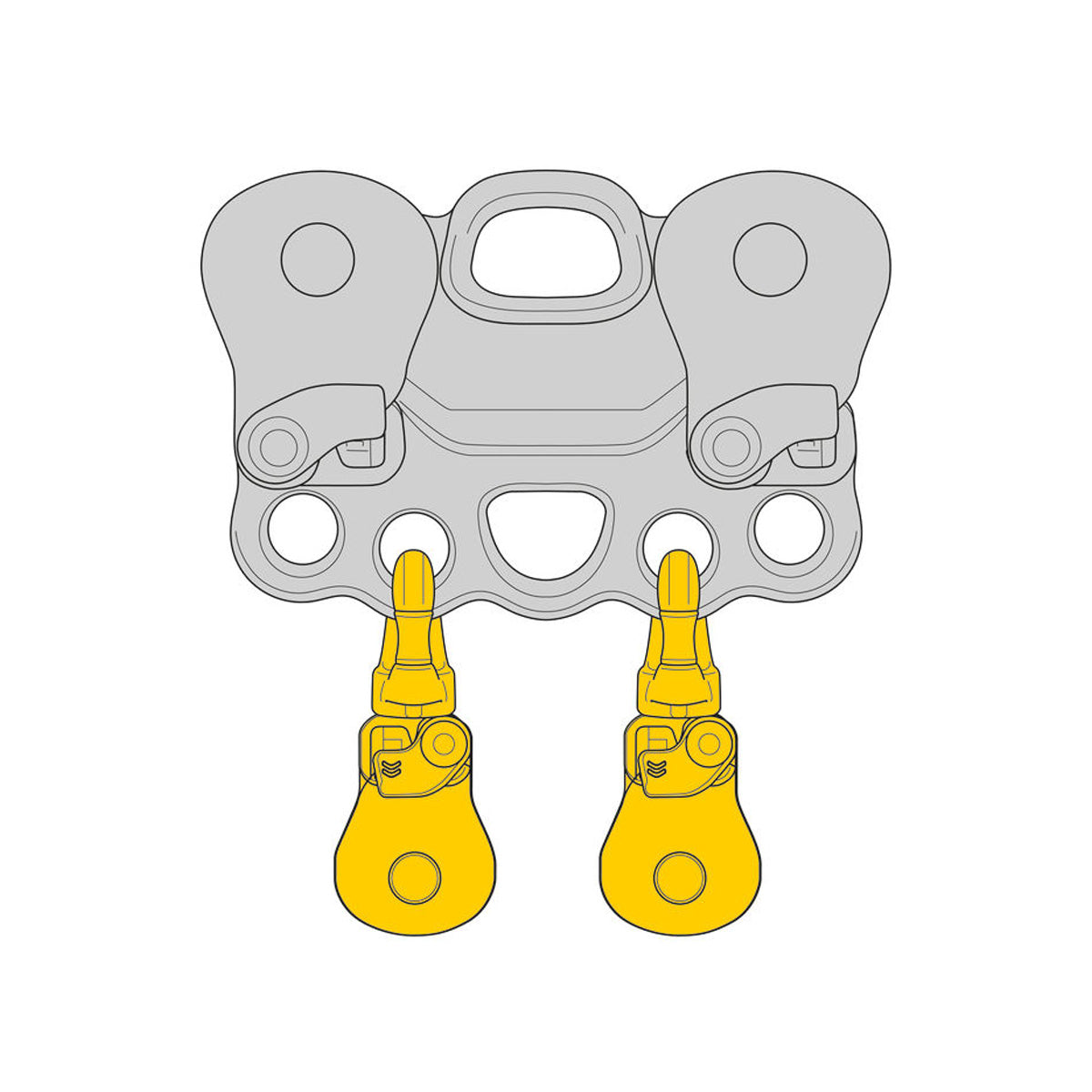 Scripete Petzl Spin S1 Open Yellow