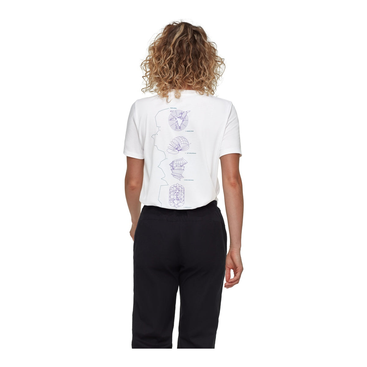 Tricou Femei Mammut Mountain Eiger White