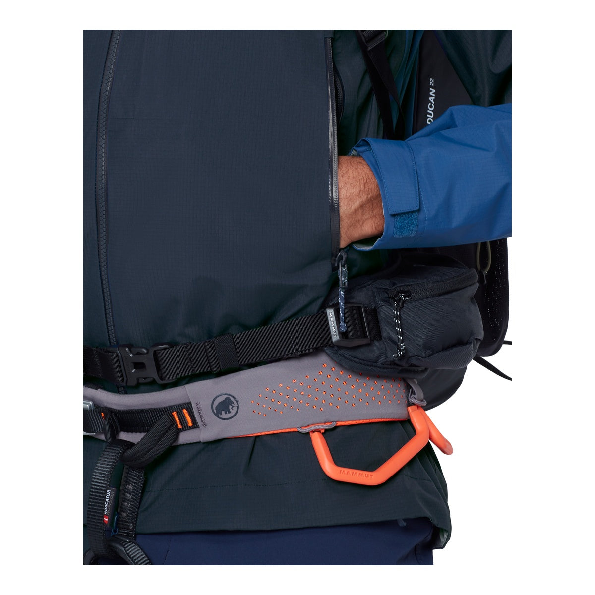 Jacheta Barbati Mammut Alto Guide HS Hooded Marine-Tschiel