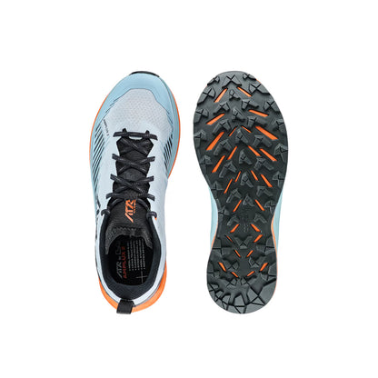 Pantofi Alergare Trail Barbati Lowa Amplux 2 Misty Blue/Orange