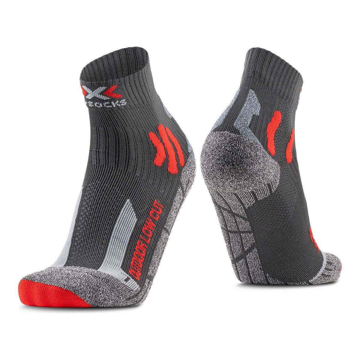 Sosete Drumetie X-Bionic Trek Outdoor Low Cut Anthracite/Red