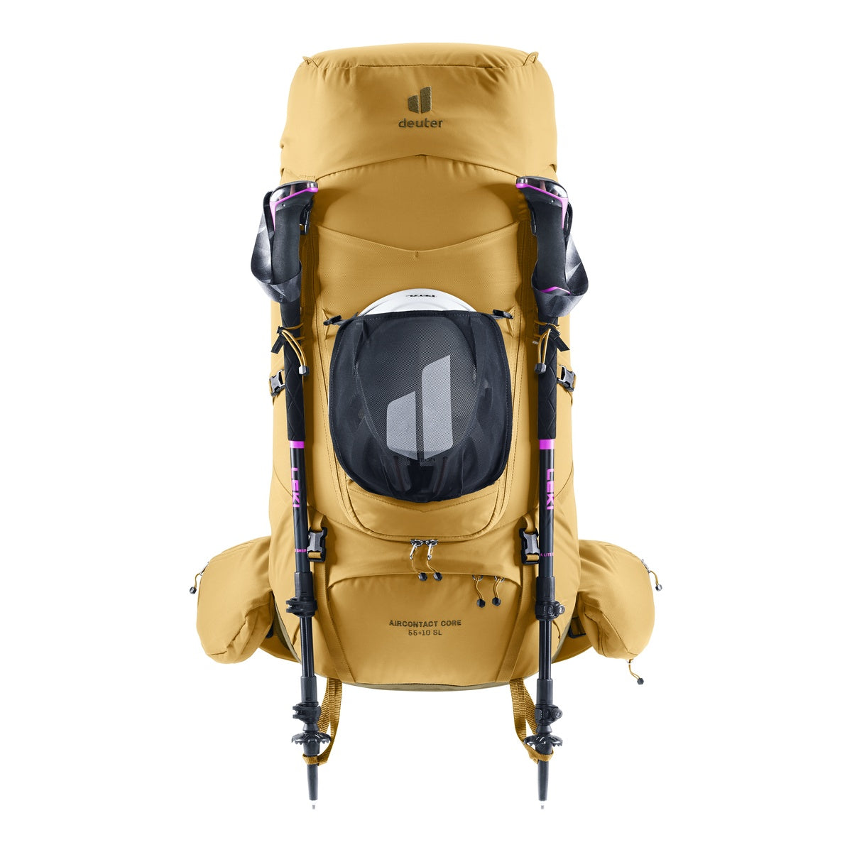 Rucsac Munte Femei Deuter Aircontact Core 55+10 SL Savanna Nori