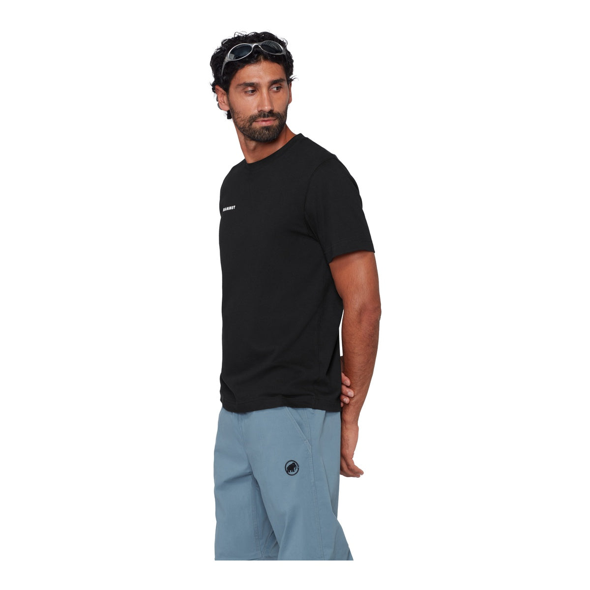 Tricou Barbati Mammut Base Mini Logo Negru