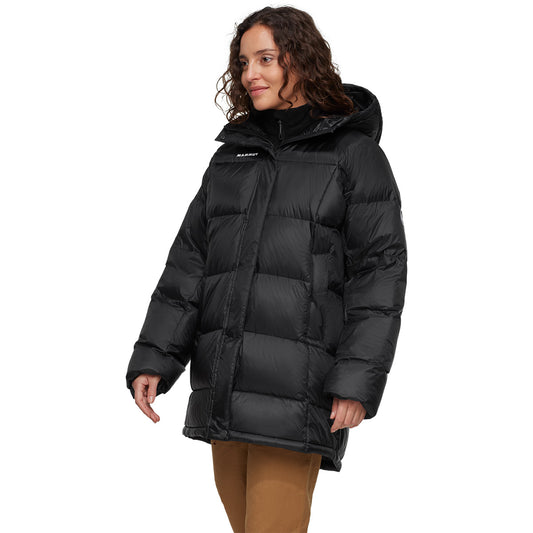 Jacheta Femei Mammut Glacier Glow In Hooded Parka Black