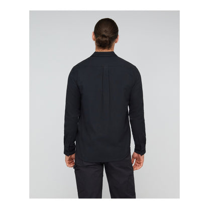 Camasa Barbati Mammut Alvra Plain Longsleeve Black