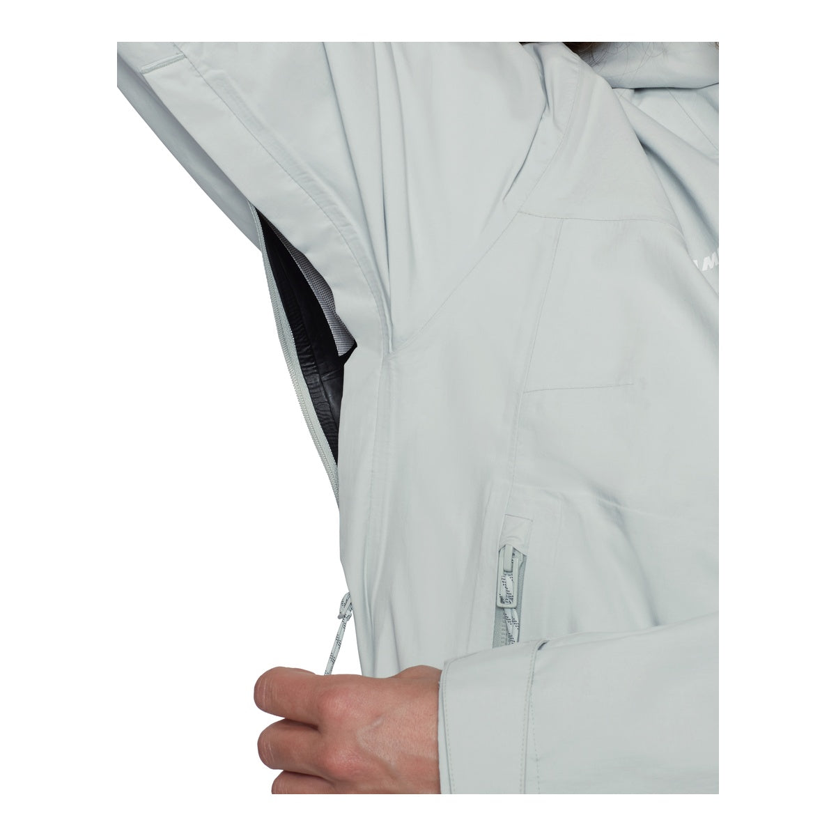 Jacheta Femei Mammut Crag HS Hooded Silver Sage