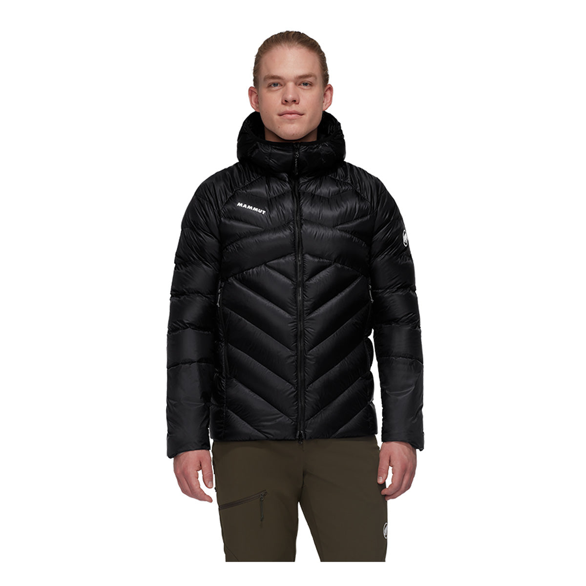Jacheta Barbati Mammut Taiss In Hooded Black