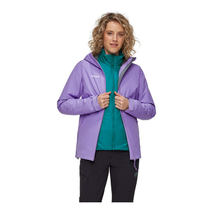 Jacheta Femei Mammut Alto Light 3 In 1 HS Hooded Purple 2