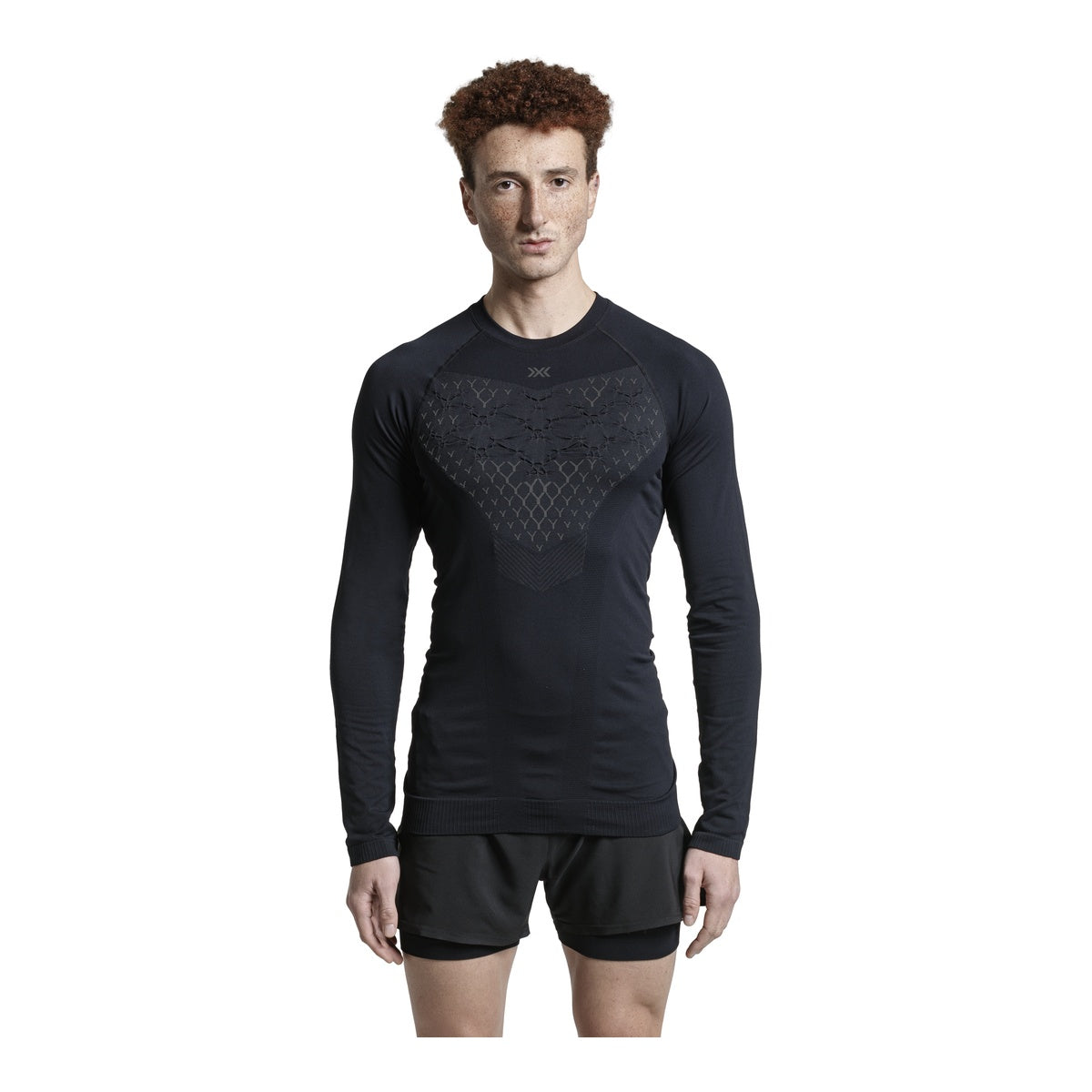 Bluza Barbati X-Bionic Twyce Run Ls Black/Charcoal