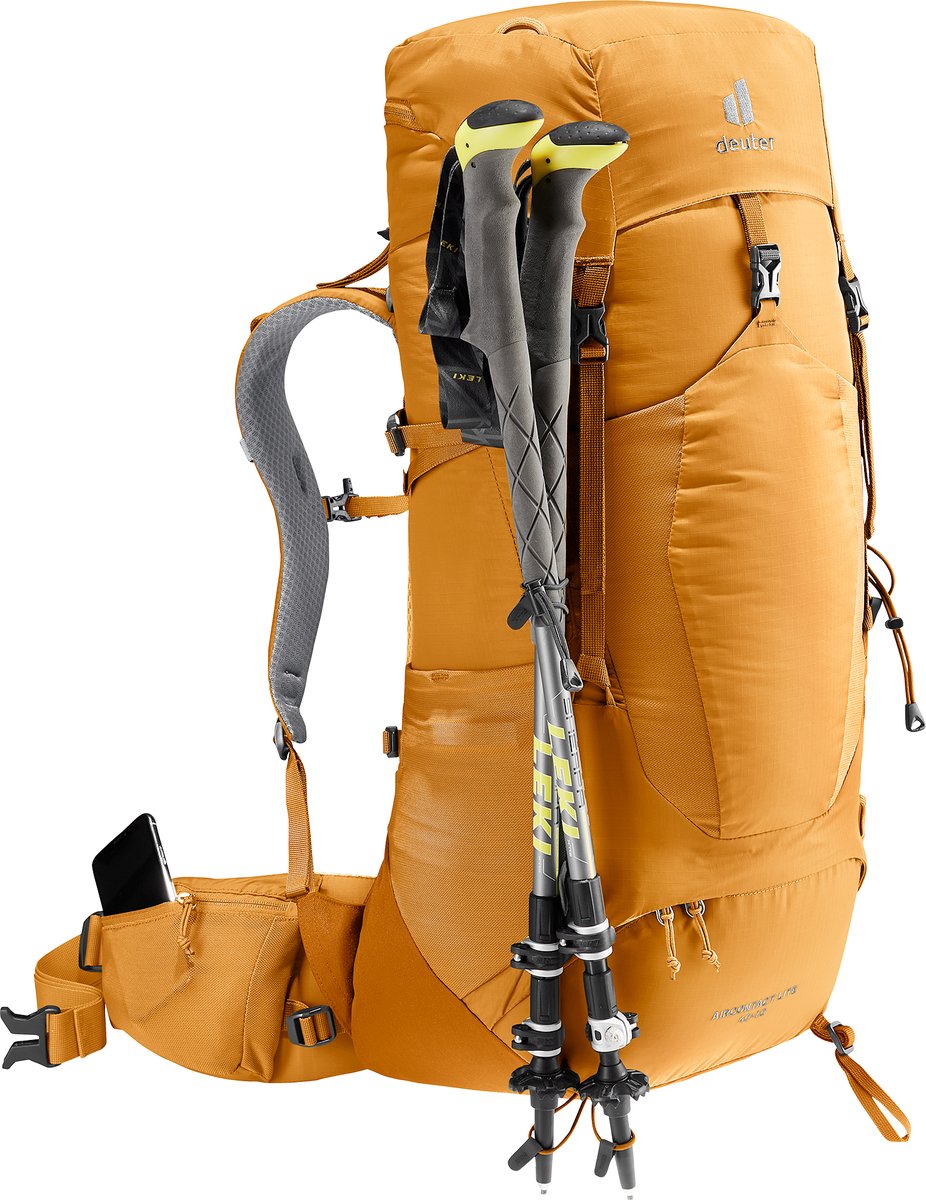 Rucsac Munte Barbati Deuter Aircontact Lite 40 + 10 Amber-Maple