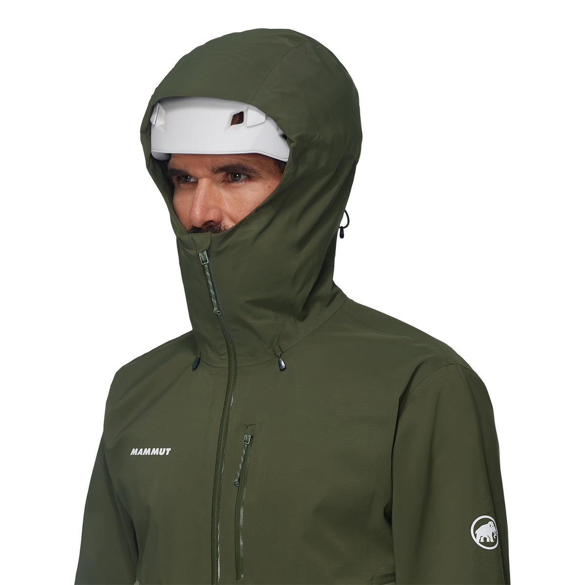 Jacheta Barbati Mammut Alto Guide Hs Hooded Marsh-Dark Marsh