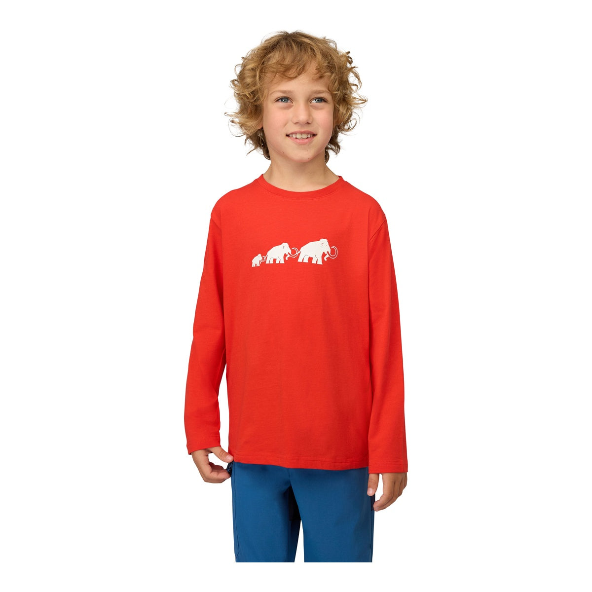 Bluza Copii Mammut Core Longsleeve Logo Mammut Red