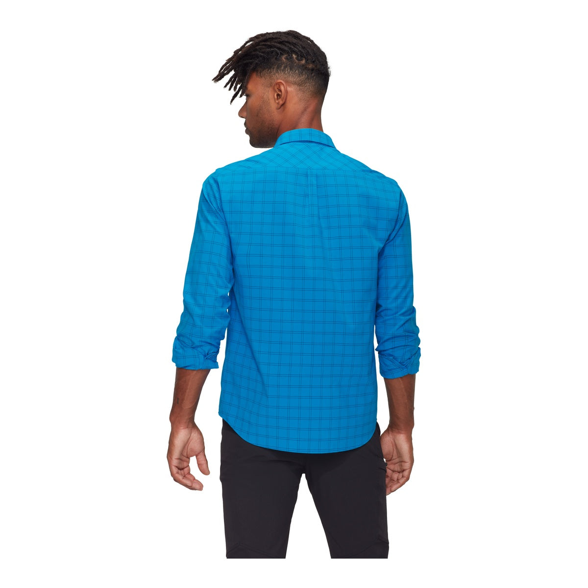 Camasa Barbati Mammut Lenni Longsleeve Glacier Blue-Marine