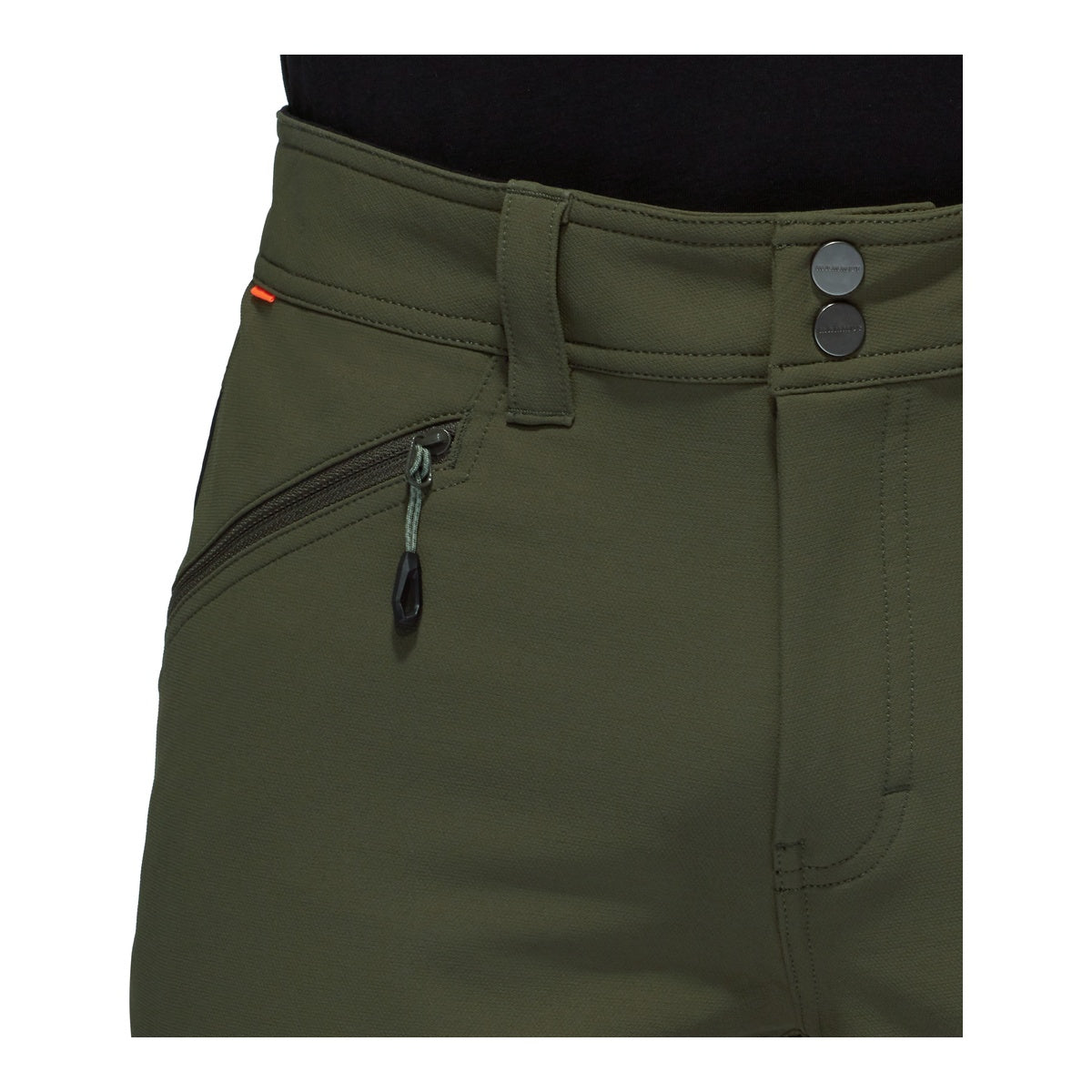 Pantaloni Softshell Barbati Mammut Zinal Guide So Hybrid Khaki