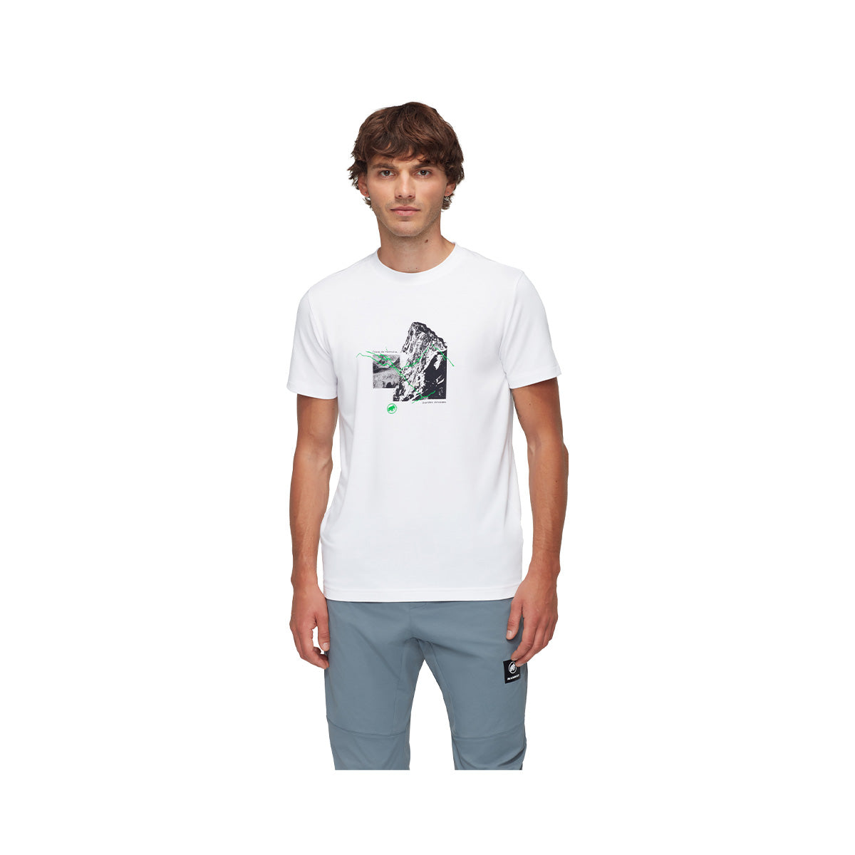 Tricou Barbati Mammut Mountain 4208M White