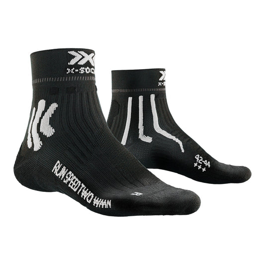Sosete Alergare Femei X-Bionic Run Speed Two 4.0 Wmn Opal Black/Arctic White
