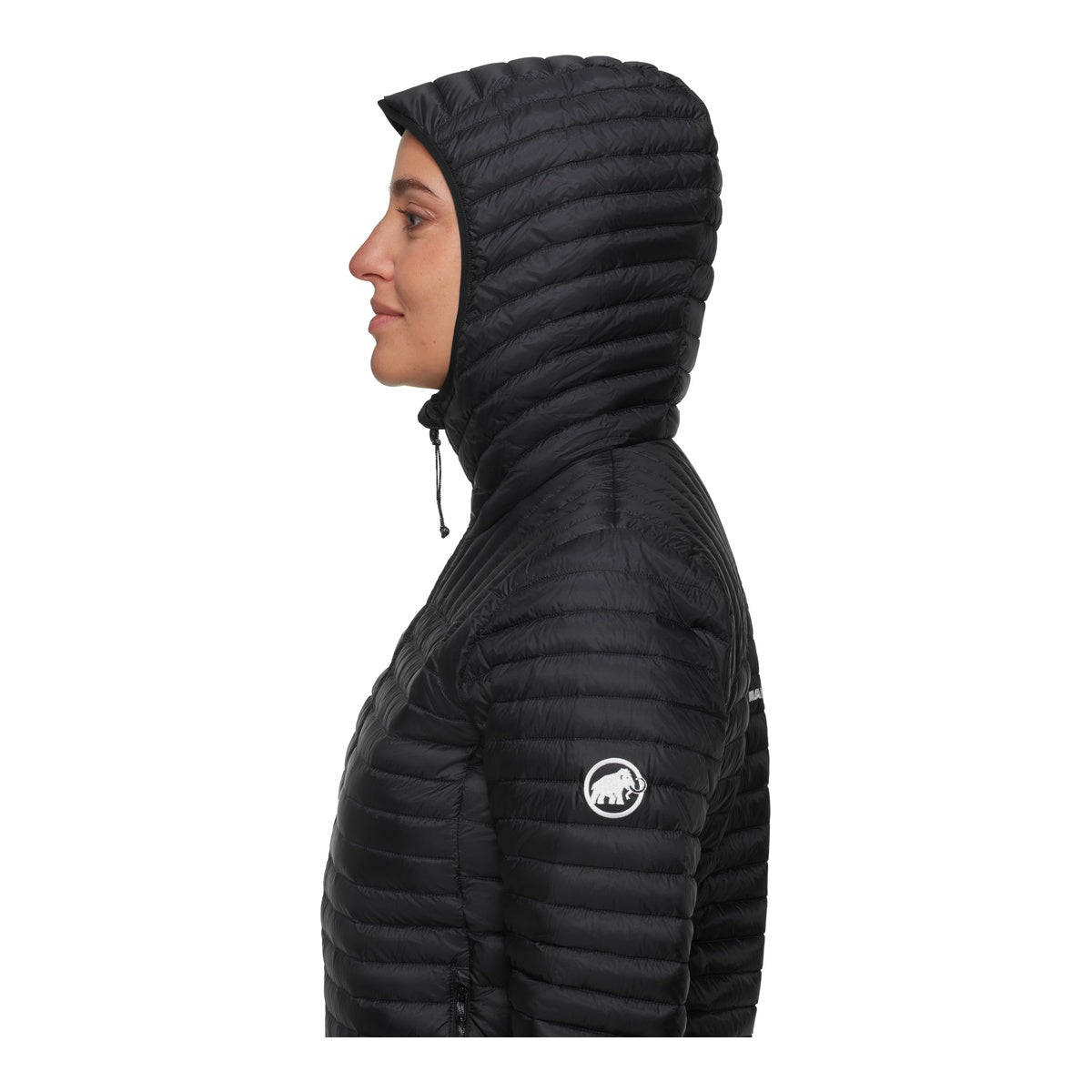 Geaca Puf Femei Mammut Broad Peak Light IN Hooded Black