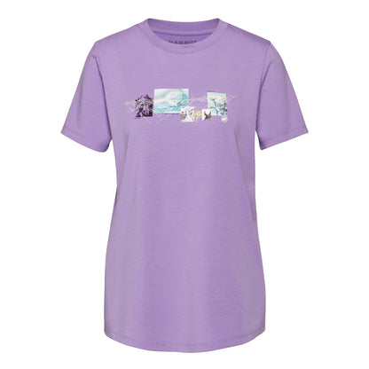 Tricou Femei Mammut Mountain 3308M Lavandin