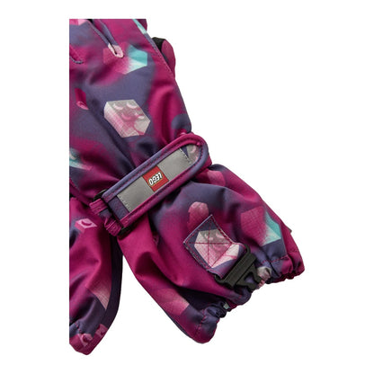 Manusi Schi Fete Lego Wear Lwaiko 725 Dark Blue Purple